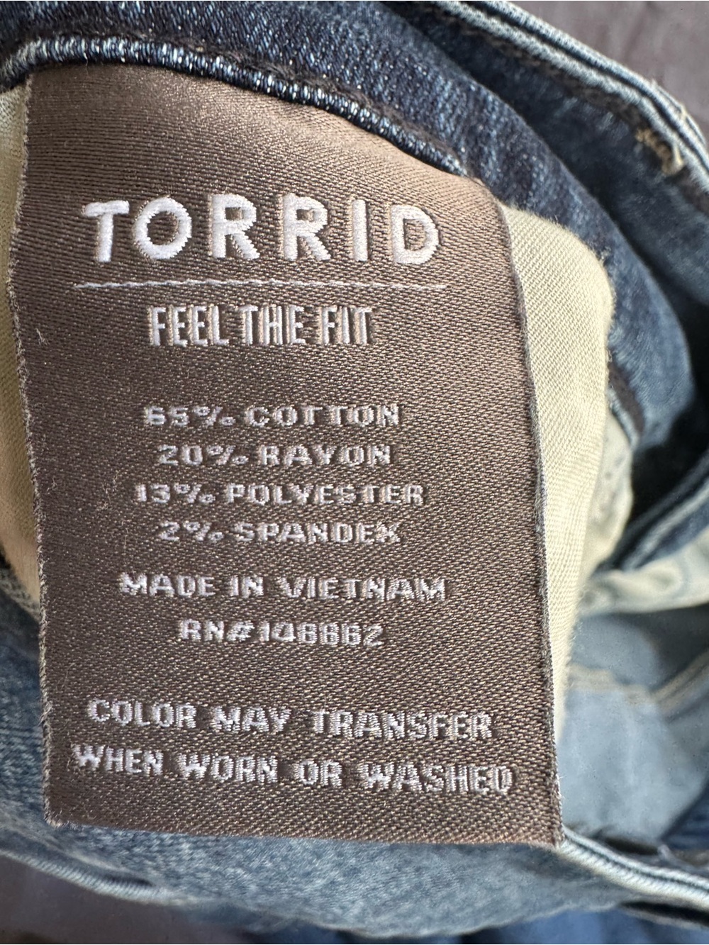 torrid Medium Blue High-Rise Skinny Jeggings with Triple Button - Picture 3 of 4